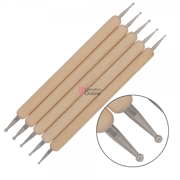Instrumente de punctie cu 2 capete ISP002CC, 5 bucati cu maner din lemn